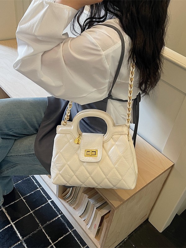 Cross-border 2026 nuevo tipo ligero de lujo pequeño Zhongzhong cadena bolso de mano, bolso de mujer de moda versátil bolso de mano
