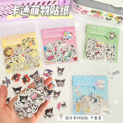 かわいいカモメの手帳のシールの漫画の萌え物のシールの素材は子供のDIYの文房具のシールの装飾を包んで卸売りを貼ります。