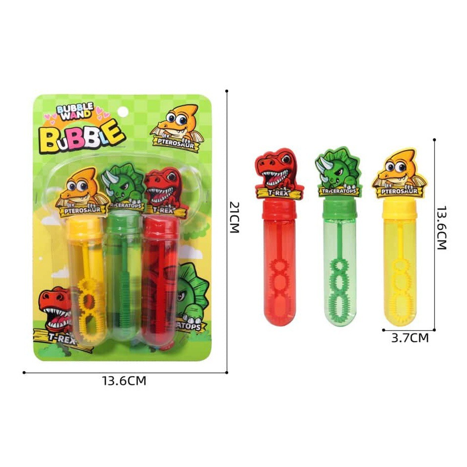 Niños soplando burbujas de mano juguetes dinosaurios cerdo burbujas de ventilador barra de venta directa fábrica de juguetes