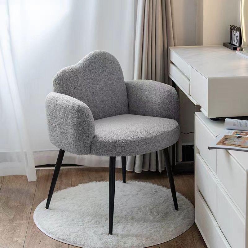 silla de maquillaje simple silla de vestuario doméstica confortable silla de alta calidad silla de niña silla de tocador de varios colores