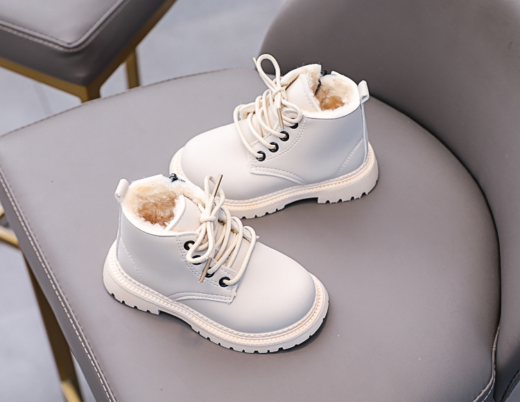 Bottines martin fourrées pour enfant chaussures hiver garçon_voghion.com