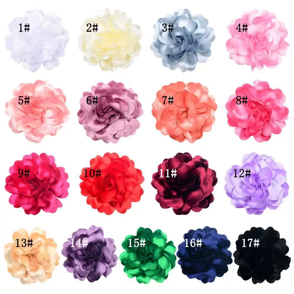 Корейская версия, двухслойная атласная ткань, трехмерный цветок розы ручной работы, аксессуар для волос «сделай сам», корсаж, головной убор, аксессуары для обуви, шляпы.