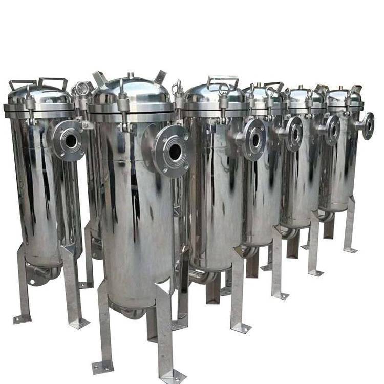 304多袋式过滤器 150立方精密过滤 井水冷凝水高精度过滤