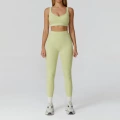 7028 bra + 7028 trousers—lime green