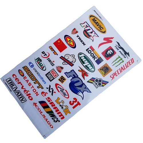 Mountain bike stickers, bicycle stickers, bicycle repair stickers, beautification car stickers