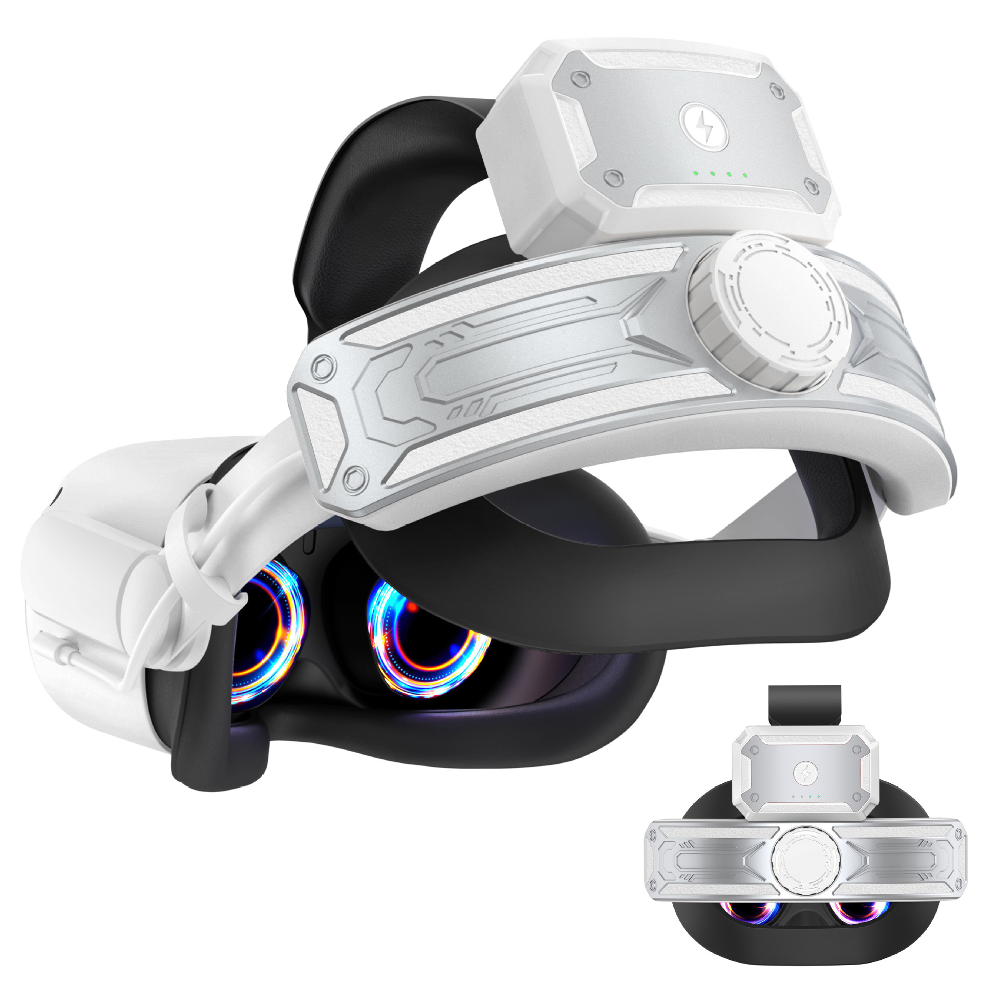 Adecuado para Oculus/Meta quest 2 Headquel recargable VR batería externa Headquel 5200mah