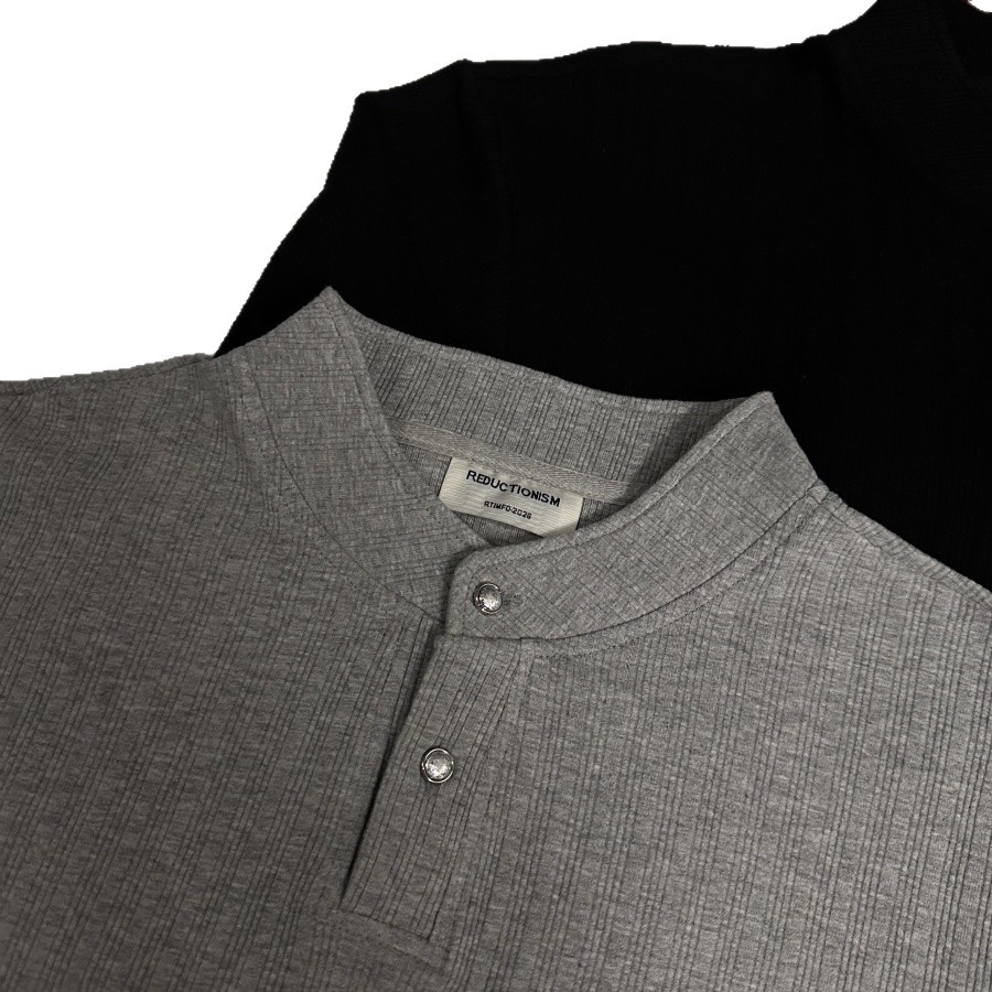 Beliebter, heiß verkaufter Cleanfit Spar New Henry Collar Basic Old Money Langarm-Pullover in kastenförmiger Passform mit vorderer Schulterpartie, ideal für Herbst und Winter_voghion.com