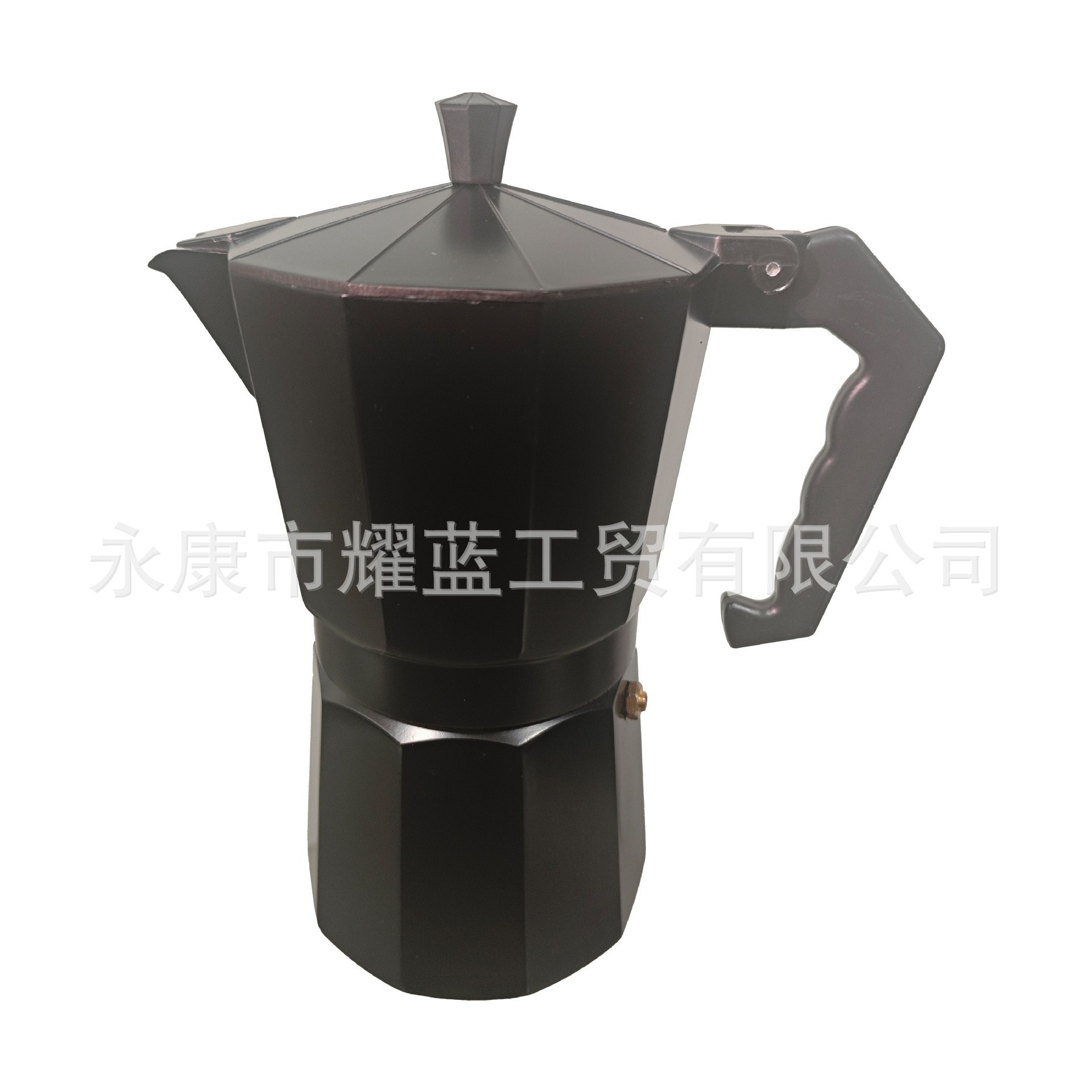 Cafetera Moka de Aluminio con Válvula Única para Hogar y Exteriores