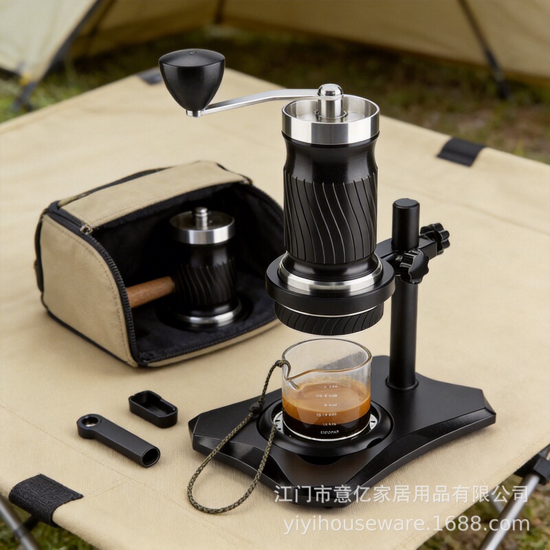 Cross-border portable home-use espresso machine, outdoor camping coffee set equipment Cross-border portable home-use espresso machine, outdoor camping coffee set equipment