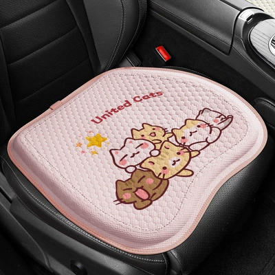 Summer Gel Seat Cushion for Cool pad - fubu-gel-pink-cat