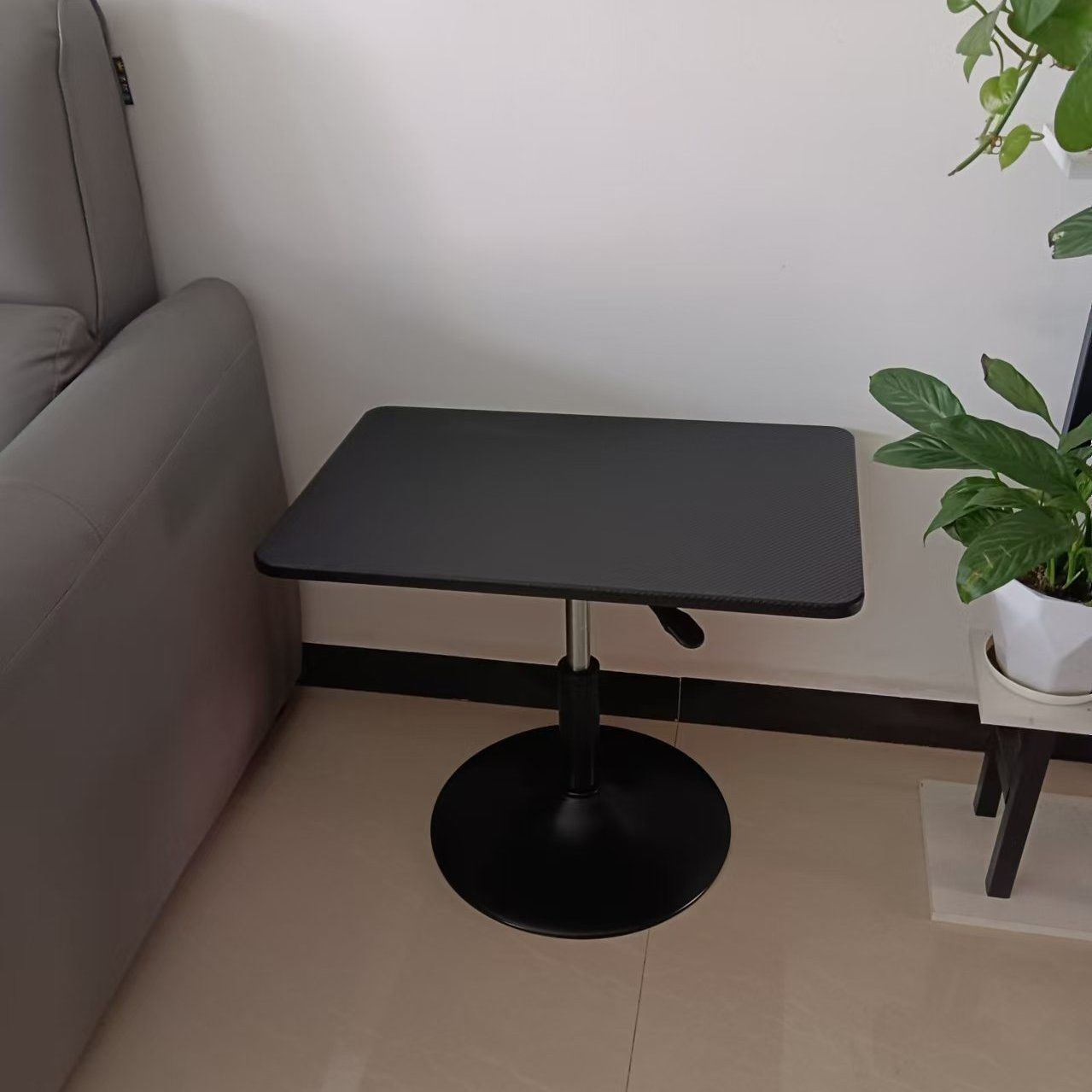 39 de ancho, 60 de largo, rango de elevación de la superficie negra 34 - 46cm modelo de disco