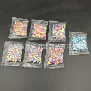 diy仿真小袋装软陶水果片软陶爱心糖粒 食玩贴片diy装饰玩具配件