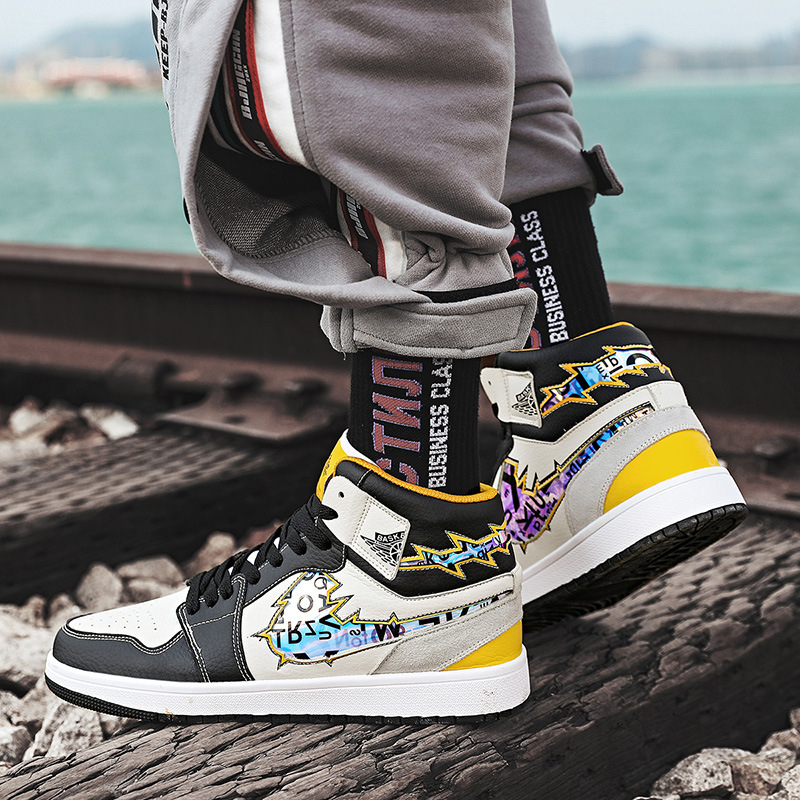 Herren-Tennisschuhe, Turnschuhe, Mesh-Gummisohle, leichte, stoßdämpfende Schuhe, Turnschuhe_voghion.com