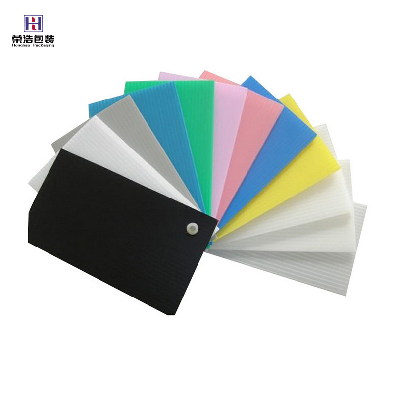 彩色防静电塑料中空板冷库围板PP塑料中空板隔板各种颜色尺寸批发