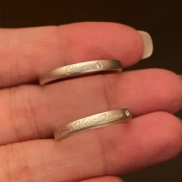 Anillos Lisos para Pareja de Aleación image 1