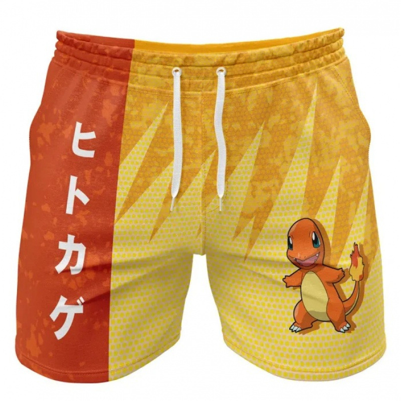 2024 Summer New Game Anime Amazon Trendy Casual Straight Printed Men's Four-point Shorts 2024 Summer New Game Anime Amazon Trendy Casual Straight Printed Men's Four-point Shorts