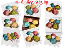 精油碟瓶陶瓷冰裂spa水疗托盘面膜碗美容院美妆装饰用品工具套装