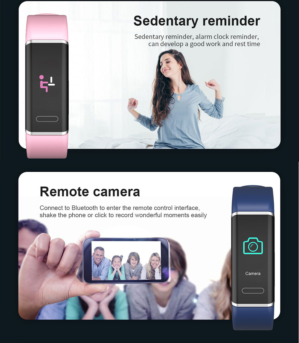 Title 17, Braccialetto CT6 Smart Motion Meter Step Scherm...