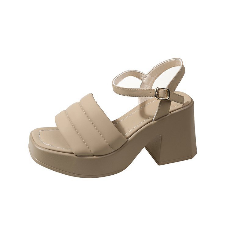 Khaki sandals