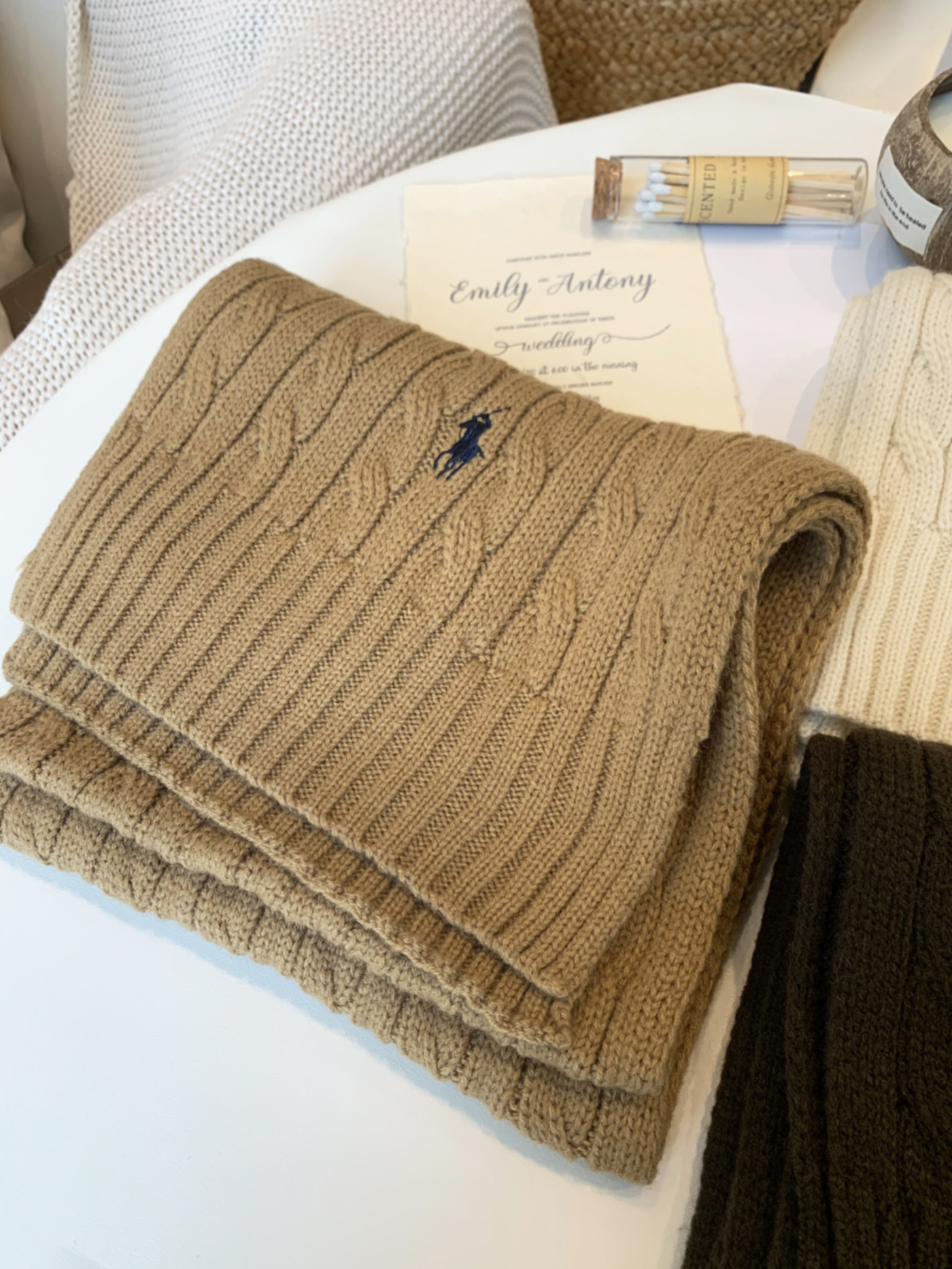 Polo Ralph Lauren Scarf Camel