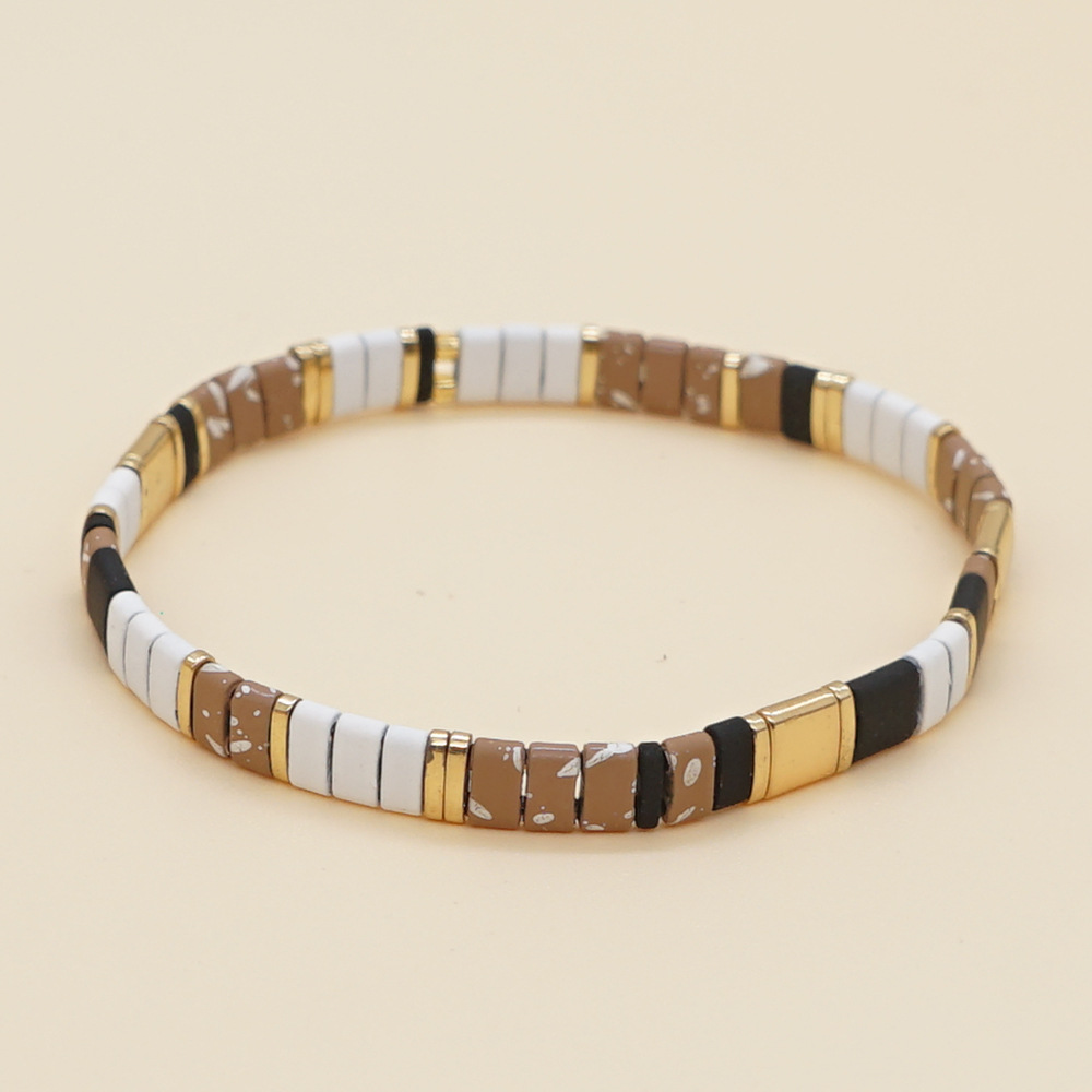 Nihaojewelry Wholesale Jewelry Bohemian Multi-layered Woven Colorful Paint Beaded Bracelet display picture 17