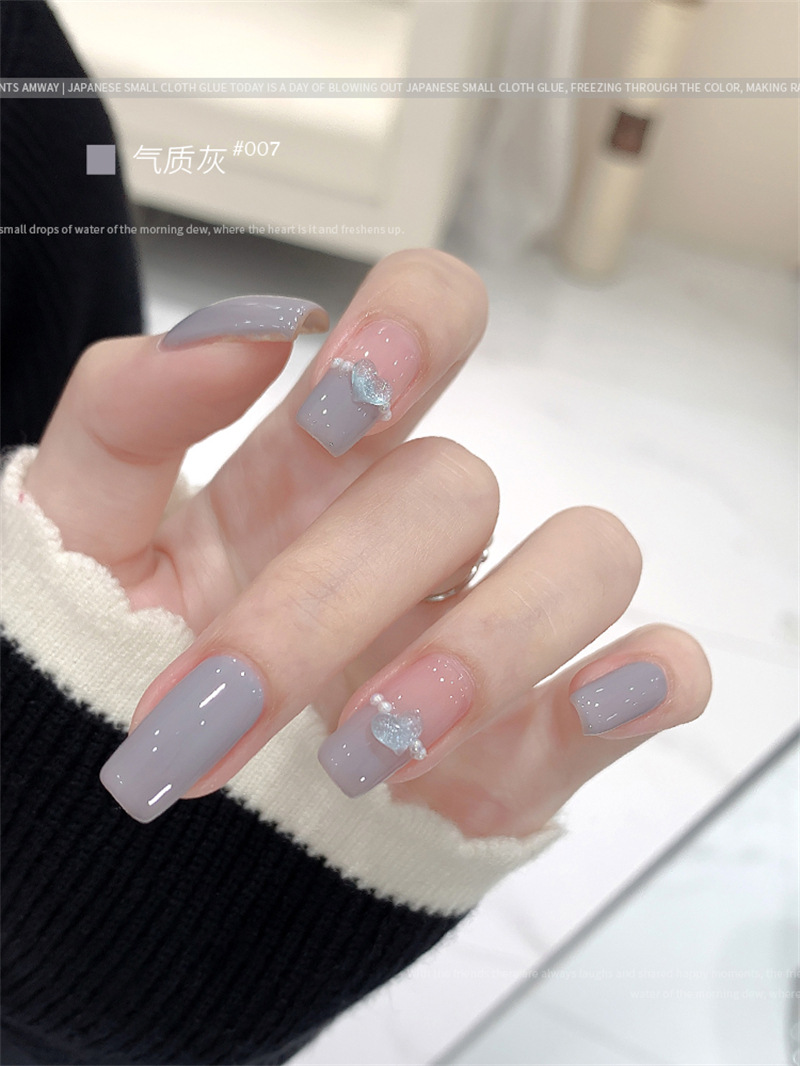 KaSi fototerapia Esmalte de uñas pegamento 2023 nueva primavera y el verano popular blanco lechoso nude rojo cereza salón especial