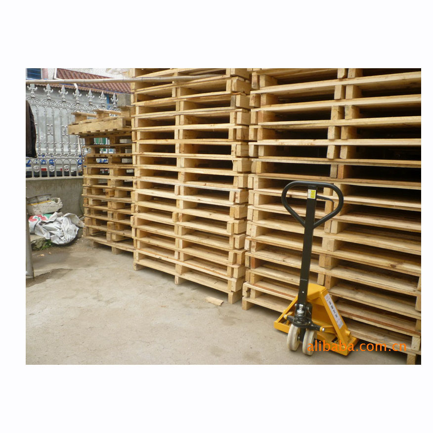 供应1310二面进叉木质托盘木栈板 马尾松实木超市仓储木头托盘