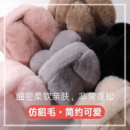 Foldable ear covers with trendy high fashion style, suitable for winter women cycling, anti-freeze, travel, warm, padded, thick ear warmers