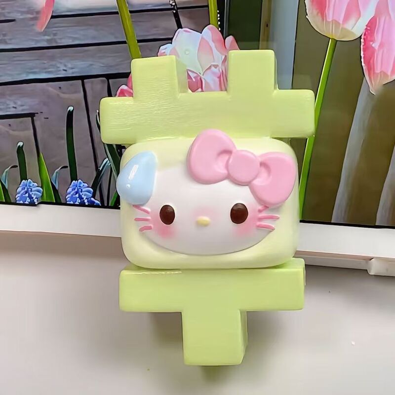 Sanrio Button Storage Tray Plaster Doll Coloring Creative DIY Plaster Children's Graffiti Display Item