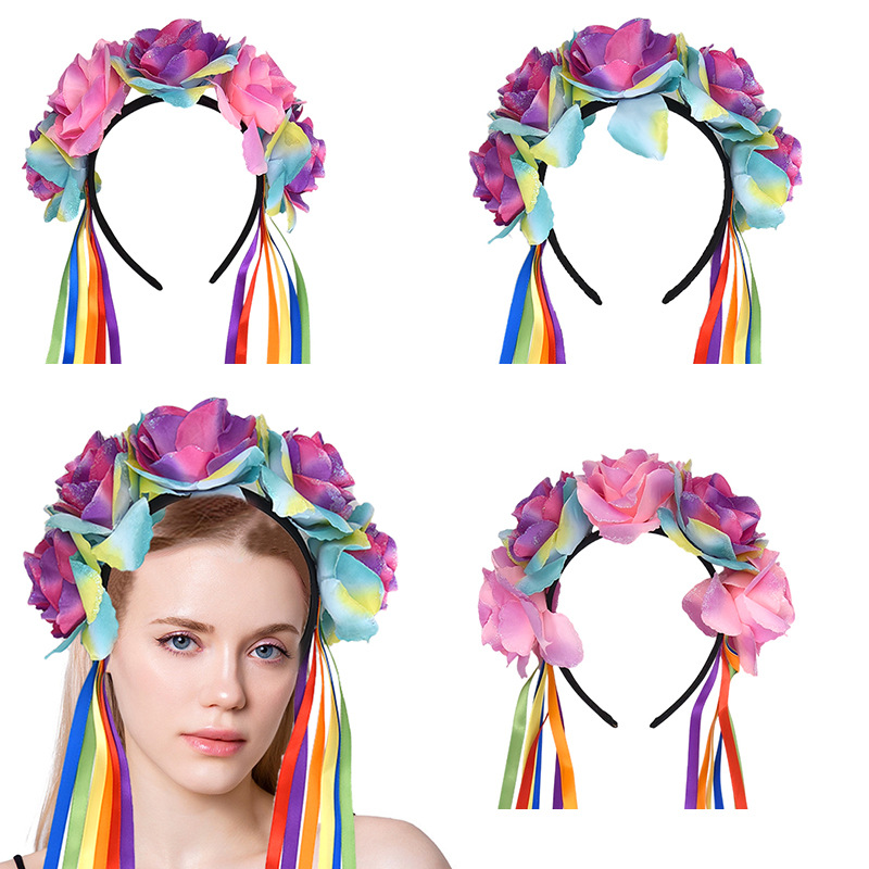 rainbow headband