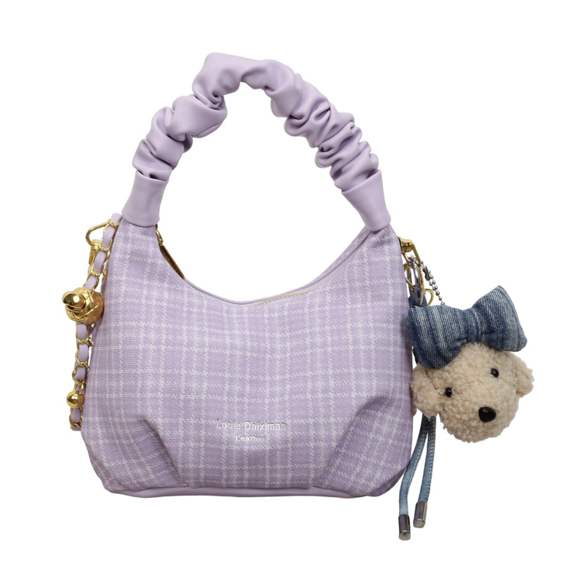 Bolso de mano popular de verano para mujeres 2026 nuevo estilo versátil cadena diaria bolso de hombro sensación de bolso plegado super caliente