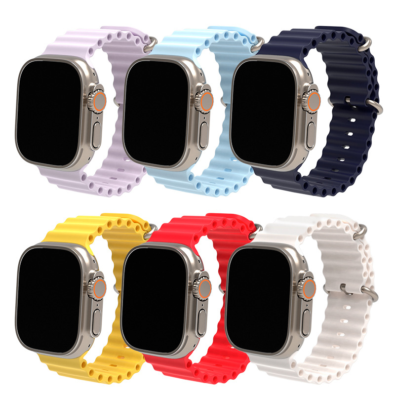 Silica Gel Material New Style Silicone Double Buckle Strap  Watch