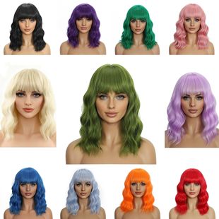 ���R�dTEMU�ٰlŮ �W��Ůʿ���L�l �f�}���ն��ɫcos�̾��l wigs