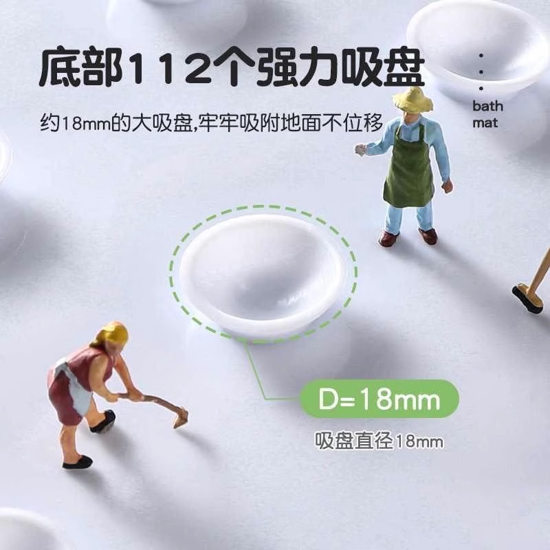 Bathroom Anti-Slip Mat, Shower Mat, Kidsren's Bathroom Foot Mat, Anti-Fall Waterproof Mat, Toilet Bathroom Floor Mat
