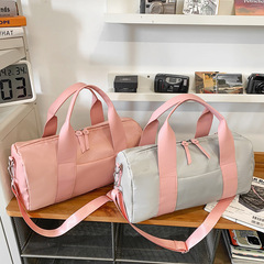 カジュアルヨガフィットネスバッグ女性の小さなトレーニングスポーツバッグ水泳乾湿分離独立した靴コンパートメント防水バッグ