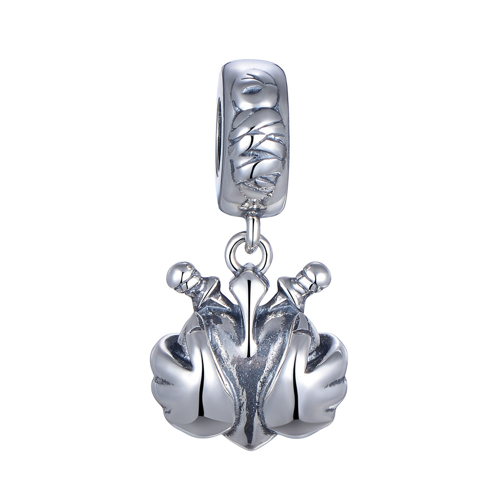 1 Pièce Mignon Style Simple Hibou Ailes Fantôme Argent Sterling Émail Incruster Pendentif Bijoux Accessoires display picture 21