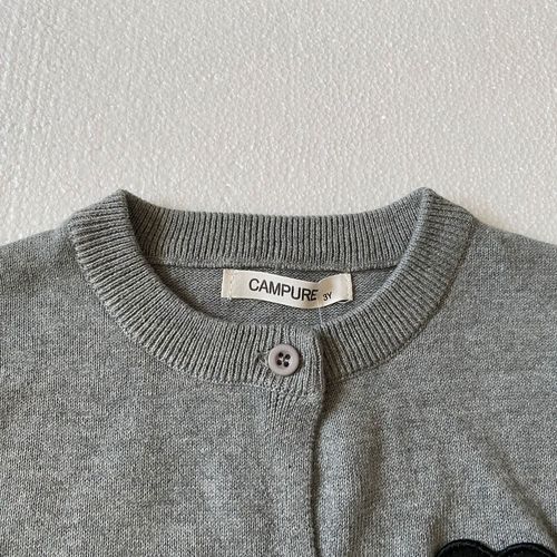 CAMPURE's new autumn and winter original parent-child pure cotton cardigans for boys and girls, mother-child versatile European and American