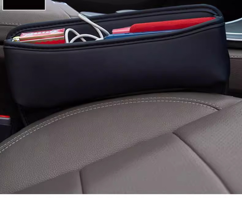 Car Seat Gap Storage Box Multifunctional Car Gap Storage Box Leather Creative Car Interior Decoration Storage Box