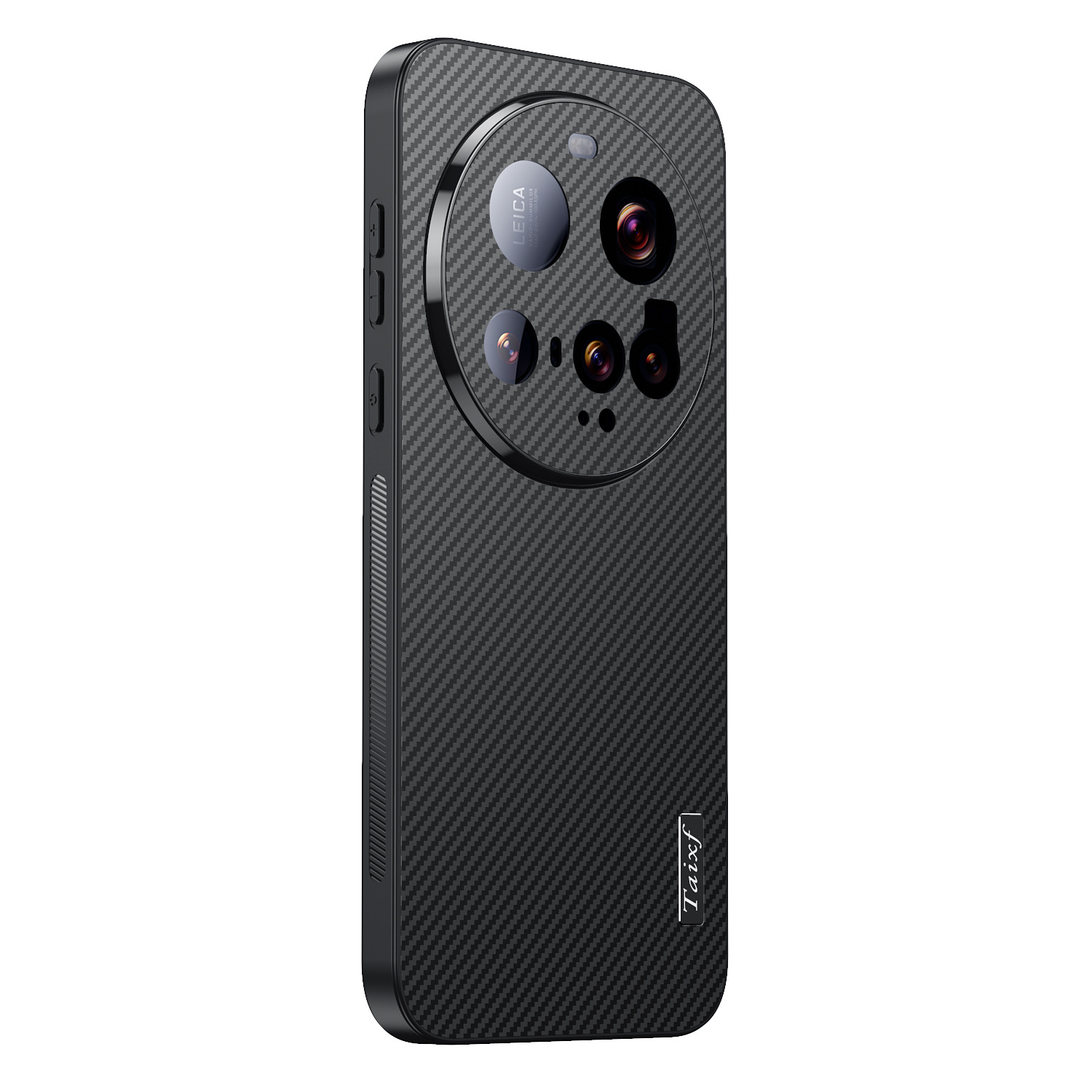 Funda para teléfono móvil micro esmerilado con patrón de fibra de carbono Xiaomi 15Ultra Funda protectora anti-caída de lente anti-huellas dactilares 15Pro