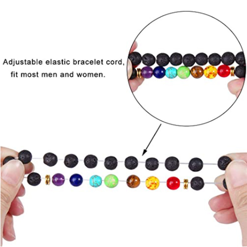 Retro Geometric natural stone Beaded Bracelets