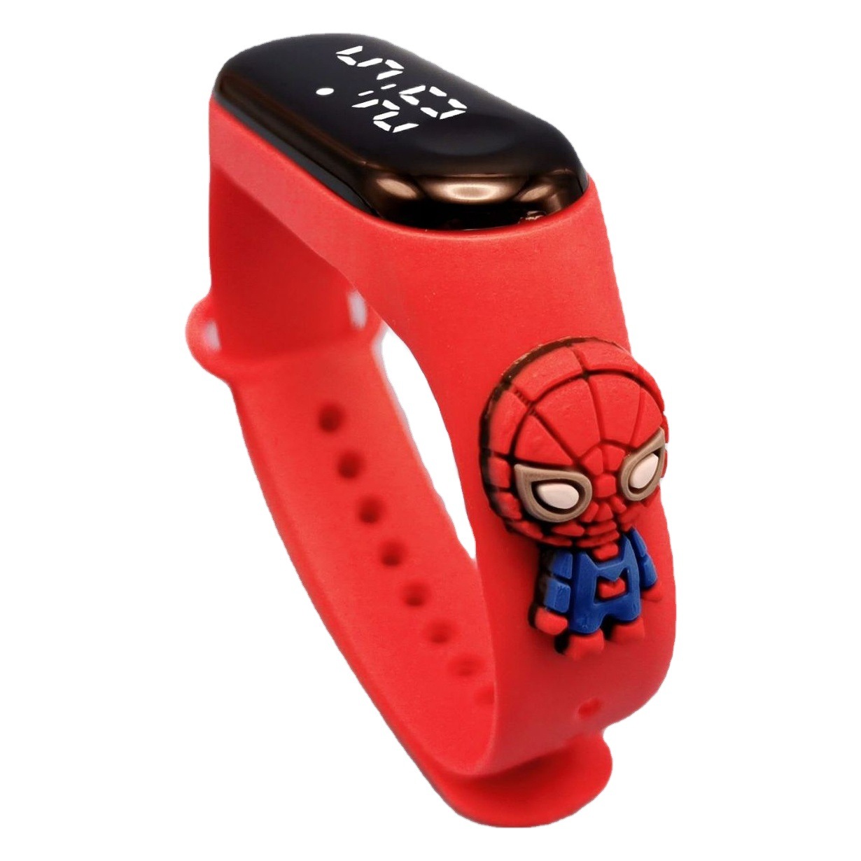 In-Stock Cartoon Doll Children's Electronic Watch M3 White Light Waterproof Anime Superhero Wristband Watch Led Touch Screen for Toddlers