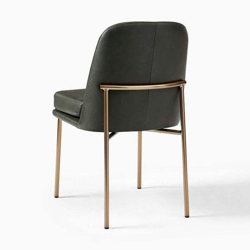 Transfronterizo Lotte exporta sillas de respaldo de hierro forjado sillas de mesa de comedor de lujo ligero sillas de alto nivel sillas de comedor de comercio exterior