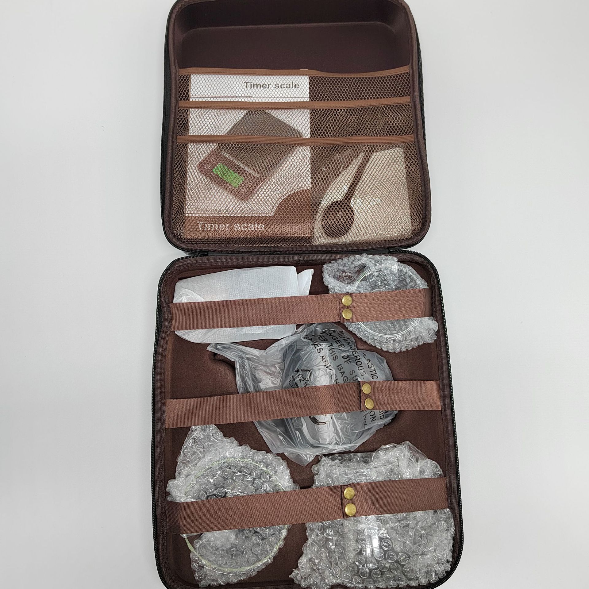 Juego de café hecho a mano personalizado para viajes al aire libre, cafetera portátil molida a mano, juego de café exquisito, regalo