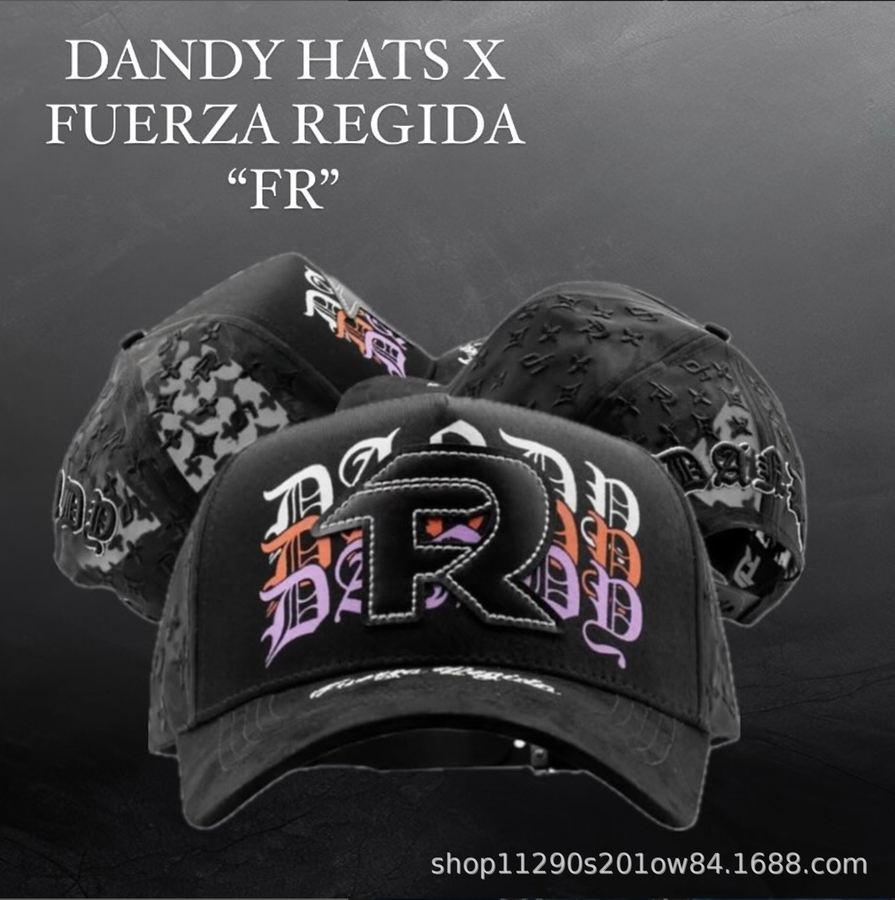2025 explosión spot DANDY moda hip-hop tendencia gorra gorra de béisbol ajustable comercio exterior transfronterizo al por mayor