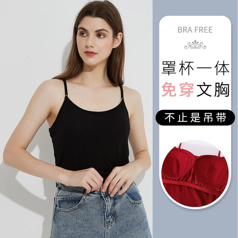 Слинг жилет ремень бюстгальтер нагрудная Подушка одно свободное нижнее белье США на спине Чистый Красный горячий стиль внутри и снаружи груди обернутый жиром