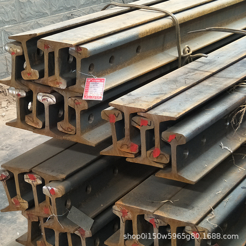 泓洛生产50kg钢轨 U71MN 铁路重轨厂家 全国发货