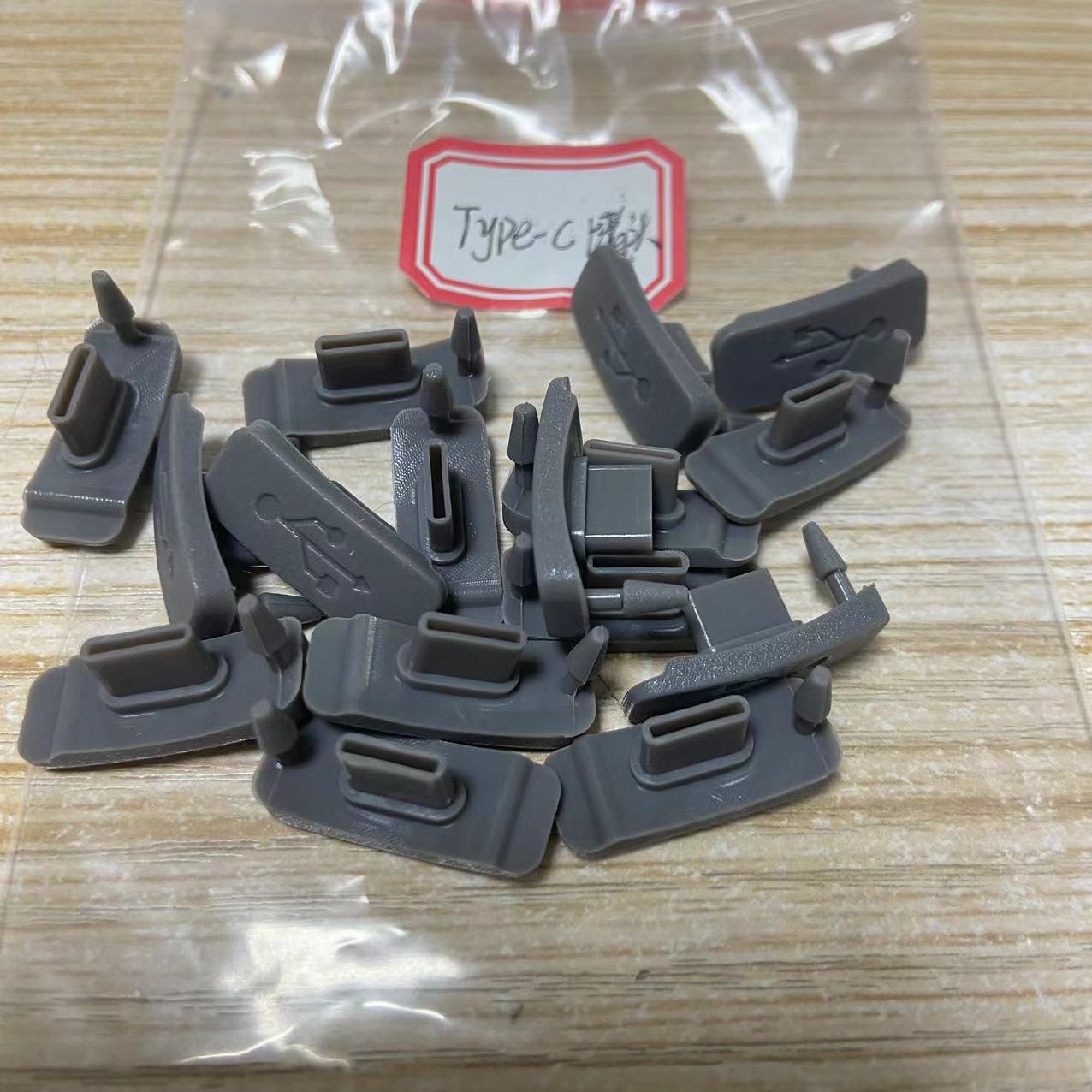Versorgung USB Typ-C Buchse staubdichter Gummistopfen Silikonenstopfen TYPE-C weiblich Silikonenstopfen Gummistopfen