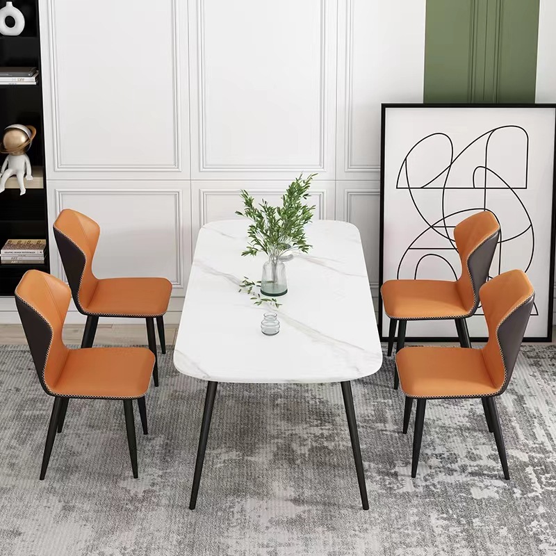 Silla de mariposa nórdica moderna simple silla de comedor italiana silla de respaldo de lujo silla de red de hotel silla de negociación