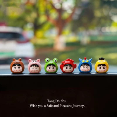 New Model Healing Cute Mini: Car ornaments - healing-little-cute-pills-6-pieces-in-c-style-comes-with-adhesive-stickers