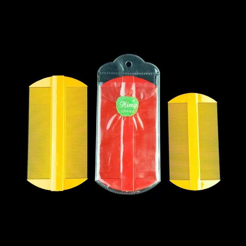 Маленькая крошка Ультра-плотные зубы утолщенные, расческа для удаления перхоти кожи головы, соскоб вшей, чем пластиковая двухсторонняя расческа